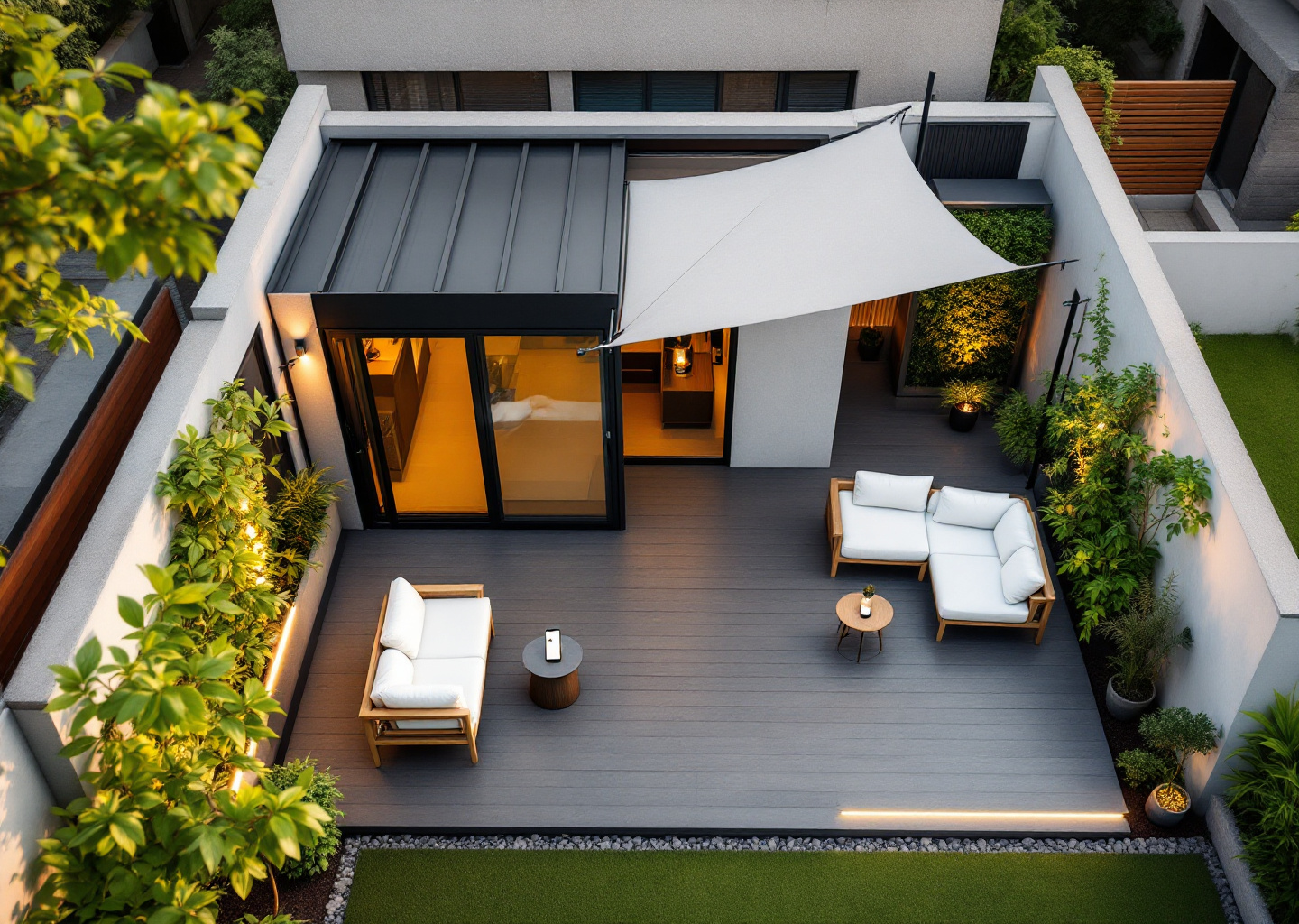 How I Stopped Dragging Planters Around and Actually Planned My Tiny Backyard